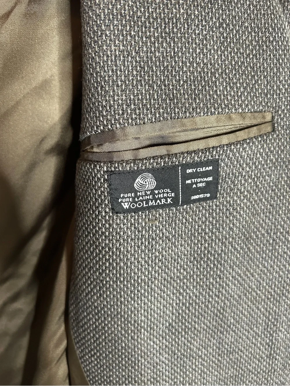 Bachrach Men's Gray Textured Sport Coat